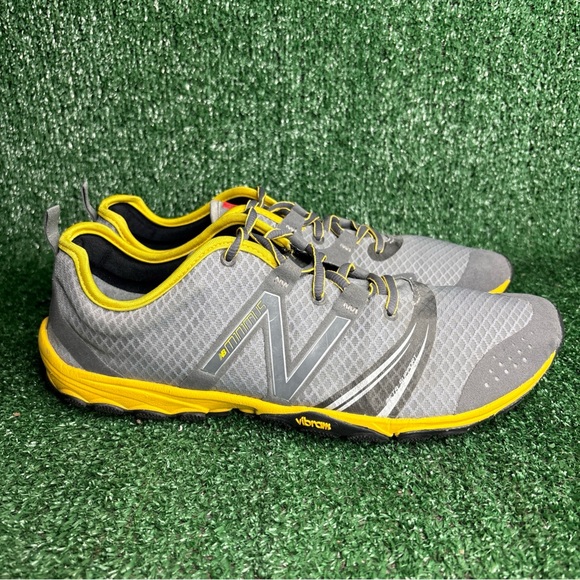 New Balance Minimus Shoes Mens Size 10.5 D Gray Trail Running Barefoot Vibram - Picture 1 of 12
